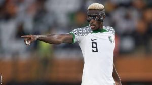 Nigerian super Eagles Victor Osimhen..