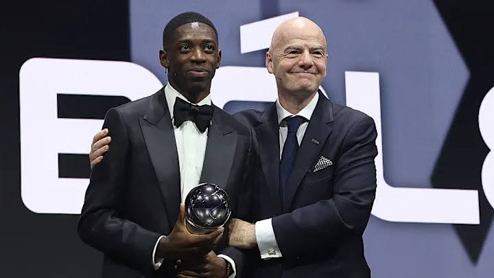 Ousmane Dembele Crowned Best FIFA Men’s Player of 2025