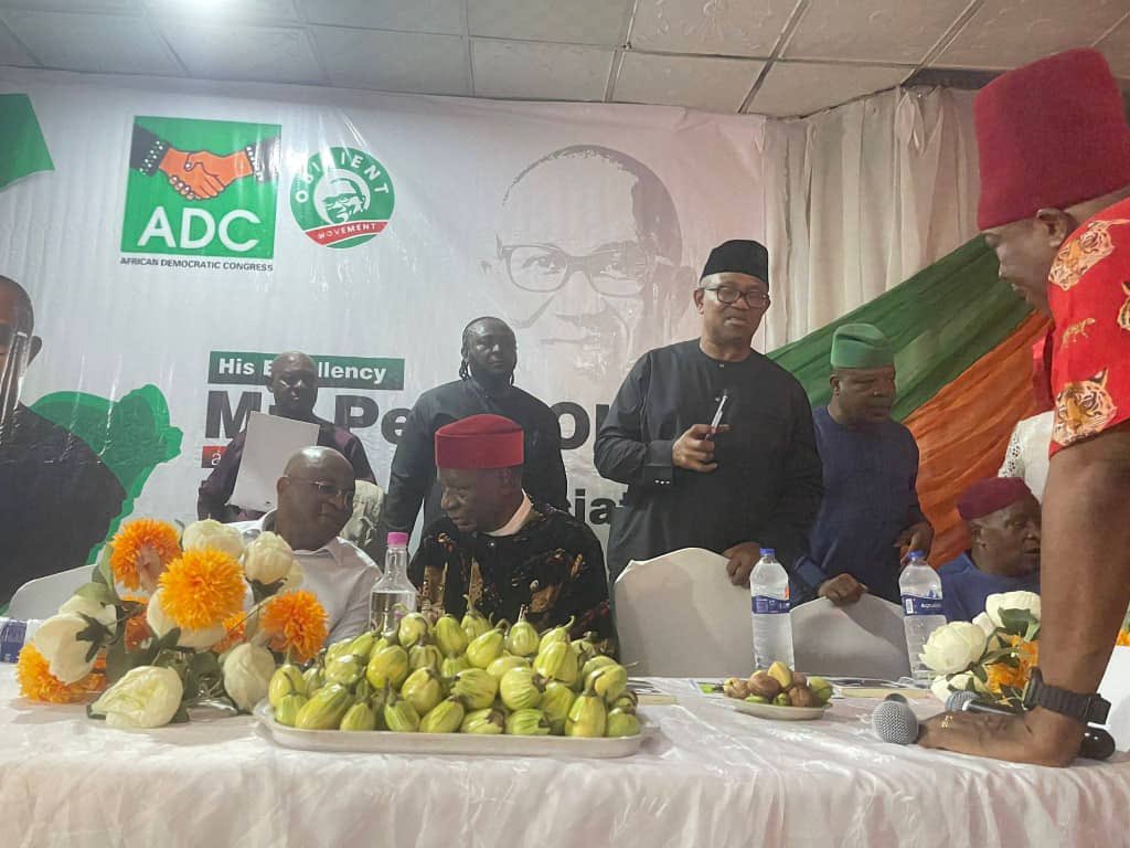 Peter Obi, South-East political heavyweights dump LP, declare for ADC in Enugu