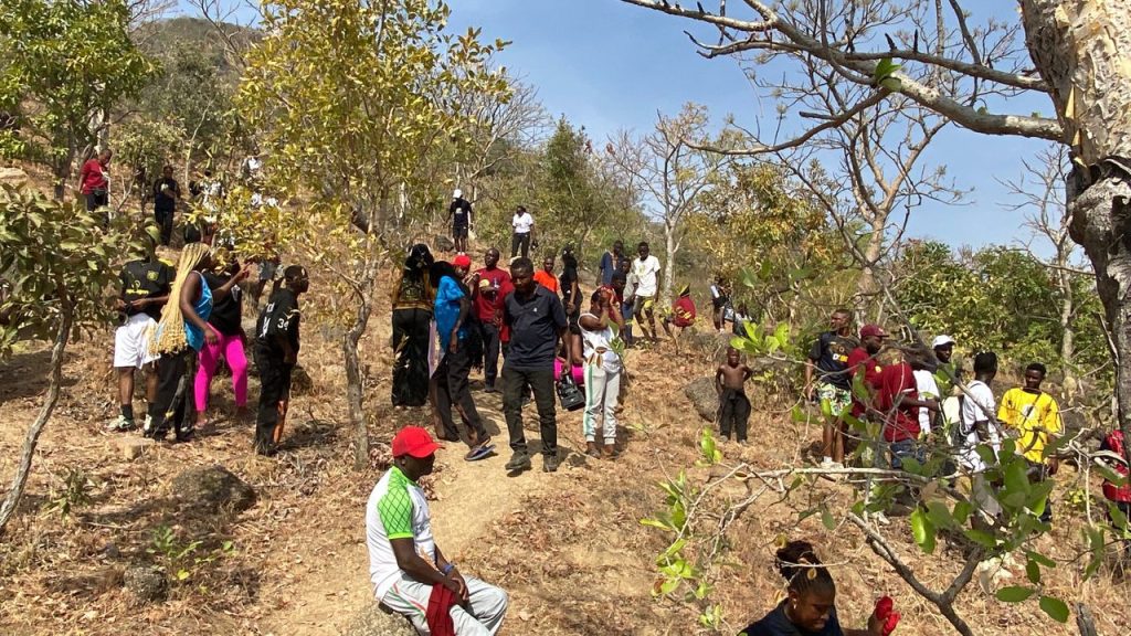A cross of Plateau youths during the 2025 Hike and Sports Competition