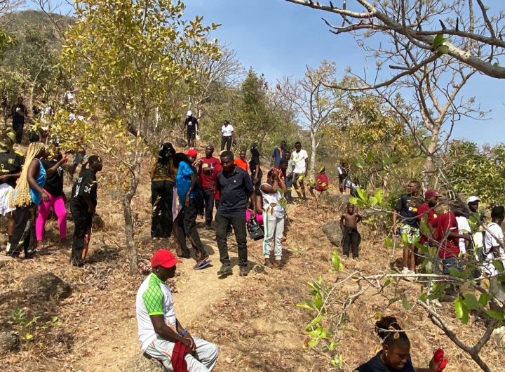 A cross of Plateau youths during the 2025 Hike and Sports Competition