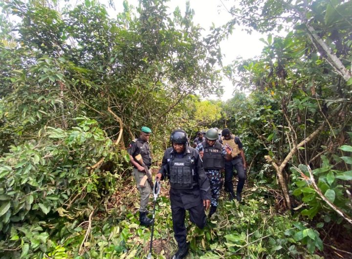 Police raid bandits kidnappers camp in Forest