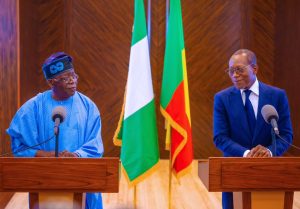 President Bola Tinubu and Benin Republic President Patrice Talon