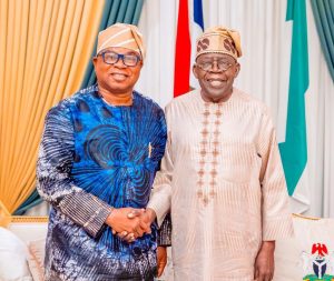 President Bola Tinubu and Munirudeen Oyebamiji