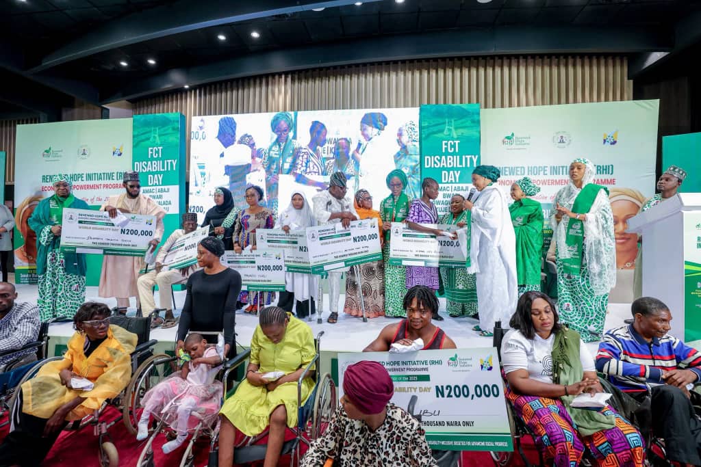 Renewed Hope Initiative disburses N1.9bn to 9500 persons with disabilities