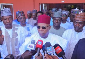 Shettima Zulum visit Maiduguri mosque bomb victim