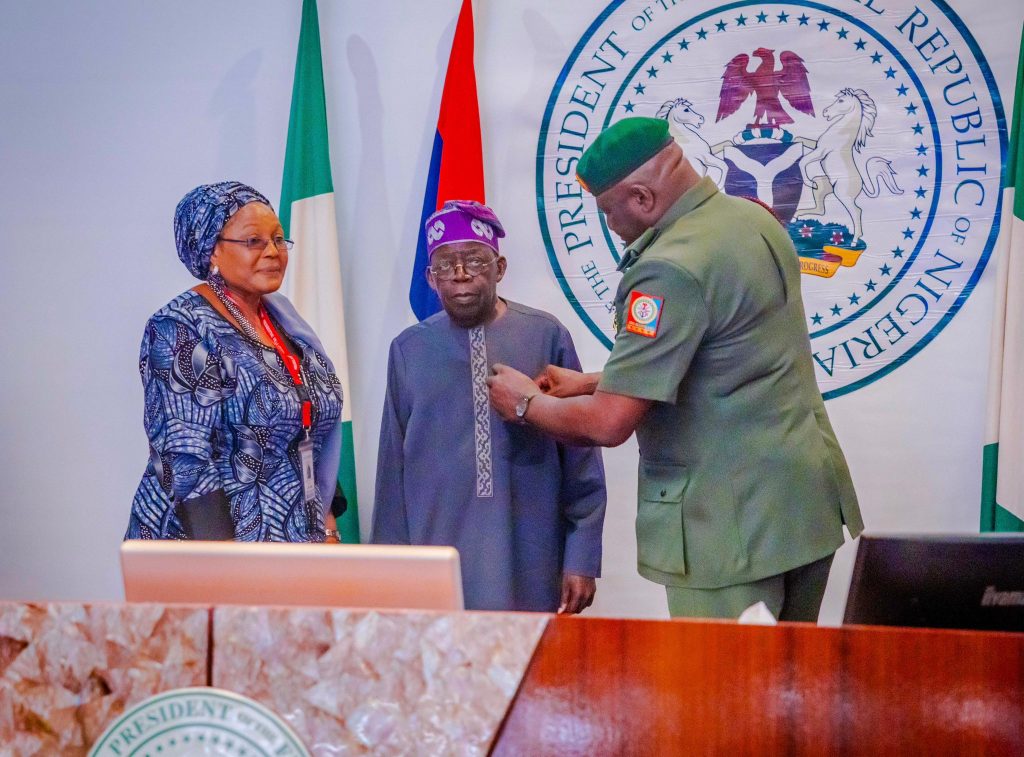 President Bola Tinubu and the Nigerian Armed Forces Remebrance Day in Abuja