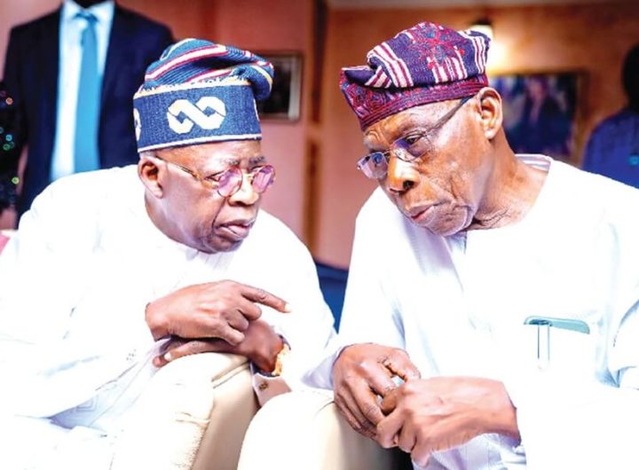President Bola Tinubu and former President Olusegun Obasanjo