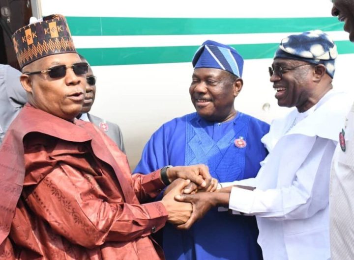 VP Kashim Shettima, Benue State Governor, Hyacinth Alia and SGF George Akume