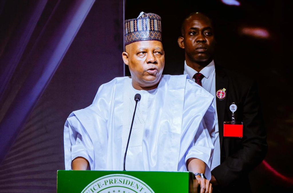 Shettima is the vice president of Nigeria