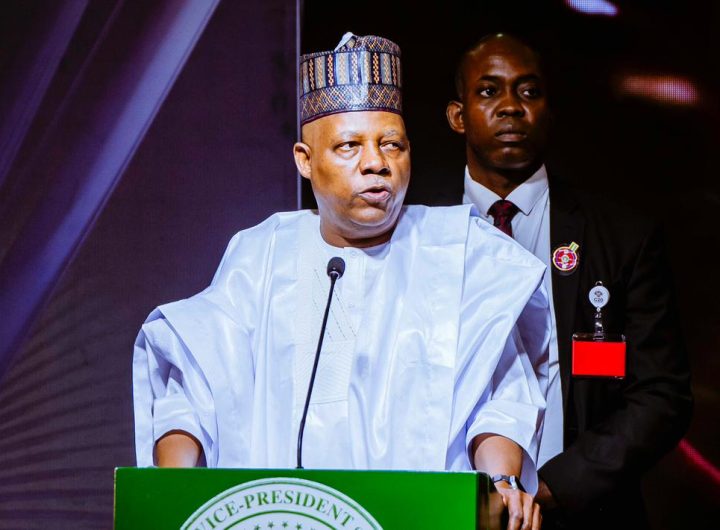 Shettima is the vice president of Nigeria