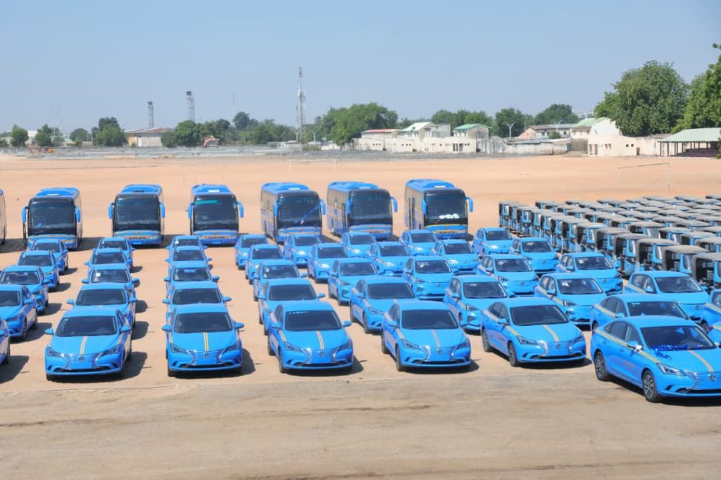 Tinubu commissions Borno's projects, says Zulum's performance exceptional 4 Vehicles commissions by tinubu
