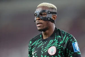 Nigerian super Eagles Victor Osimhen..