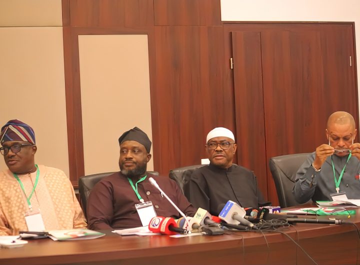 Wike-backed PDP NEC meeting was held on Sunday at the residence of the FCT Minister in Abuja