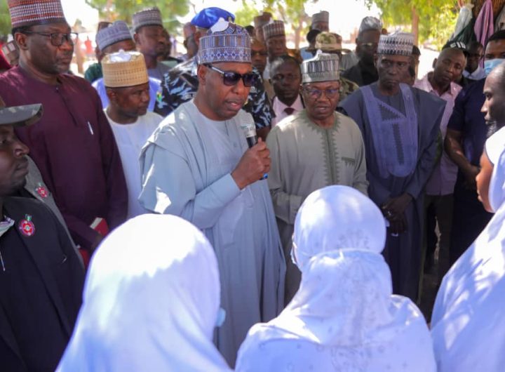 Zulum announces 100% increase of rural allowances for medical doctors, nurses