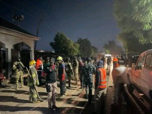 bomb explosion at Maiduguri mosque on Christmas eve
