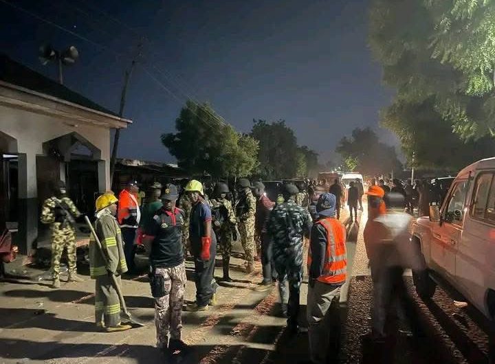 bomb explosion at Maiduguri mosque on Christmas eve