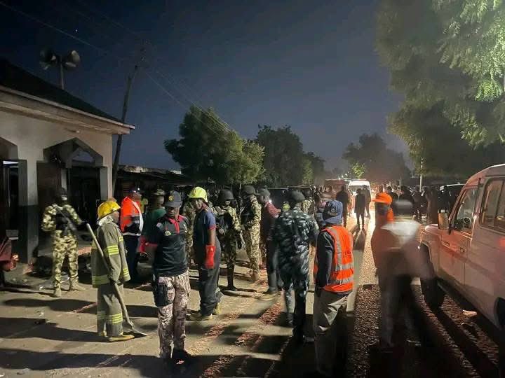 bomb explosion at Maiduguri mosque on Christmas eve