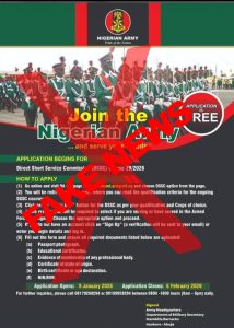 nigerian Army fake recruitment
