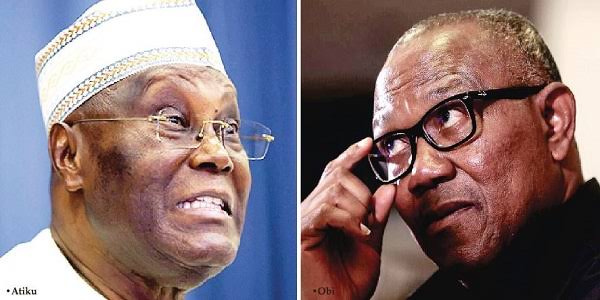 Former Vice President, Atiku Abubakar and former Anambra State Governor, Peter Obi