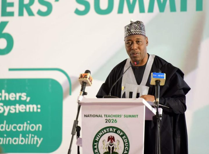 2026 Teachers’ Summit: Zulum stands in for NGF chairman, commends FG for NELFUND