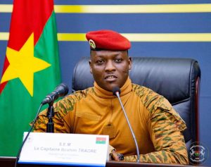 Burkina Faso military leader, Captain Ibrahim Traoré