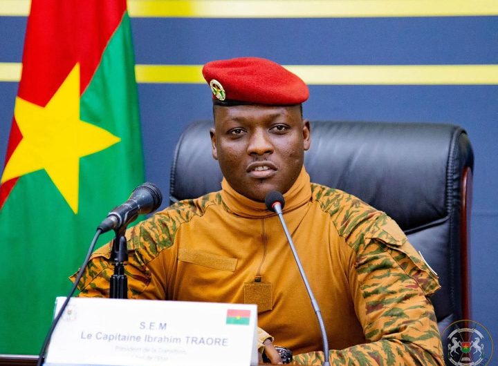 Burkina Faso military leader, Captain Ibrahim Traoré