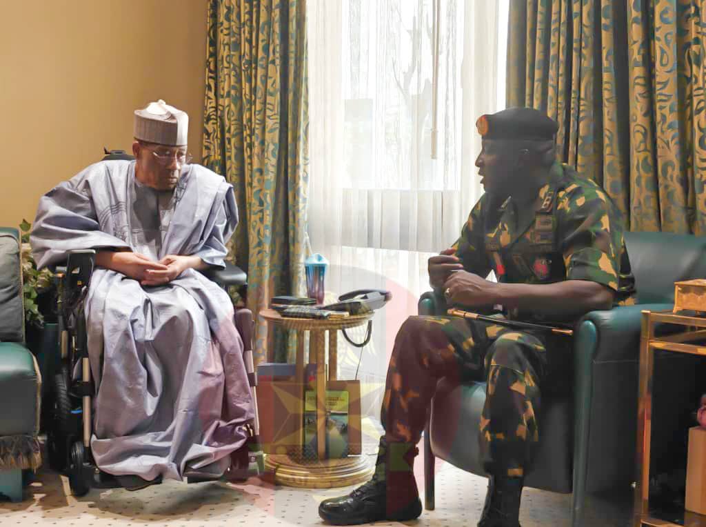 COAS Lieutenant General Waidi Shaibu, and former Head of State, General Ibrahim Babaginda (IBB). Photo credit: @NigerianArmy/X