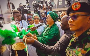 Nigerian first lady donates 3 mobile ambulances to Taraba Govt, NYSC