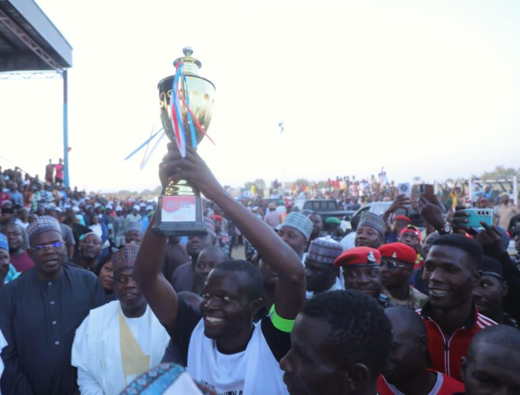 Zulum presents Senator Ndume Unity Cup grand finale trophy to Biu United 4 Zulum presents Senator Ndume Unity Cup grand finale trophy to Biu United
