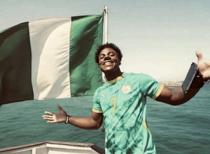 American YouTube sensation IShowSpeed celebrates his 21st birthday in Nigeria, smiling for the camera as fans and well-wishers surround him during the lively outing.
