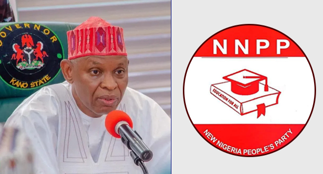 22 Kano lawmakers dump NNPP after Governor Yusuf’s exit, pledge loyalty to his administration 2 Kano State Governor, Abba Yusuf and NNPP logo