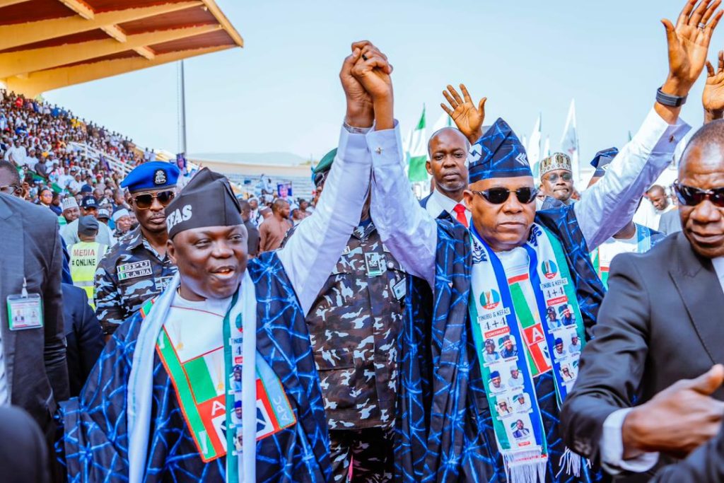 Taraba State Governor, Kefas Agbu and VP Kashim Shettima