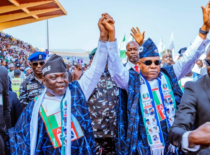 Taraba State Governor, Kefas Agbu and VP Kashim Shettima