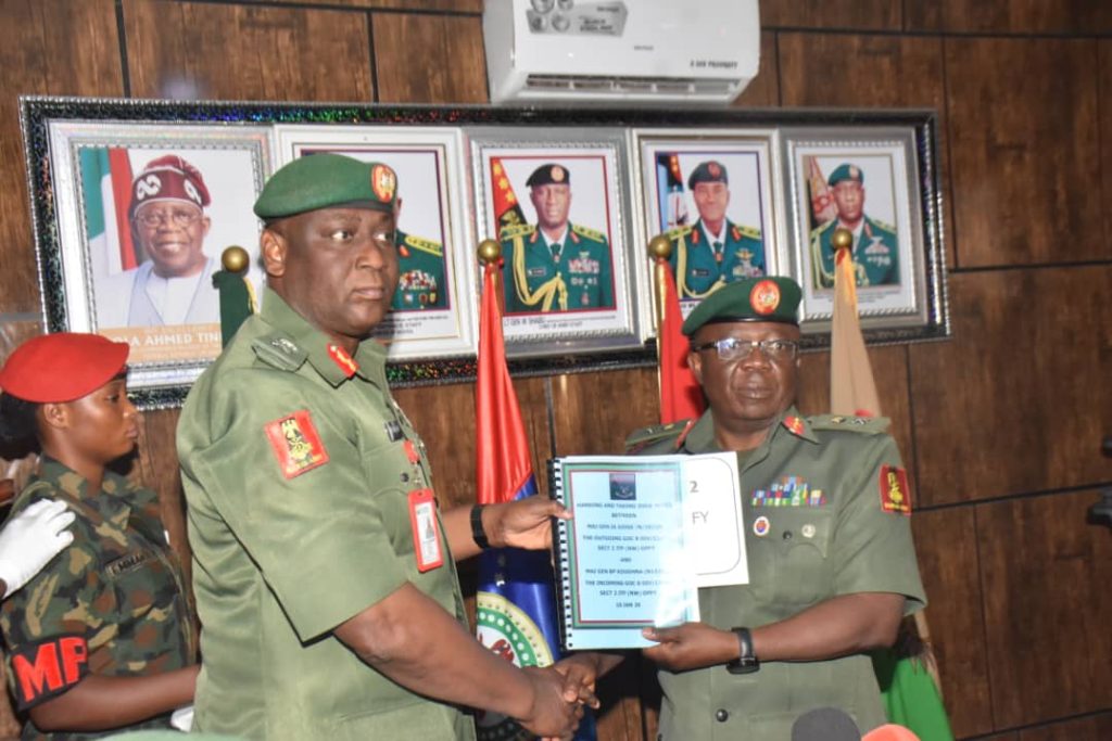 Maj. Gen. Koughna assumes duty as 11th GOC of Sokoto 8 Div.