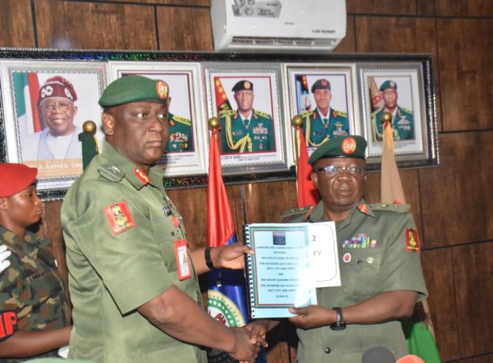 Maj. Gen. Koughna assumes duty as 11th GOC of Sokoto 8 Div.