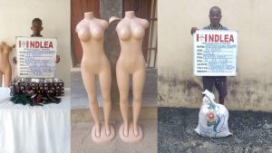 80-year old ex-convict arrested as NDLEA uncovers illicit drugs in full body mannequins