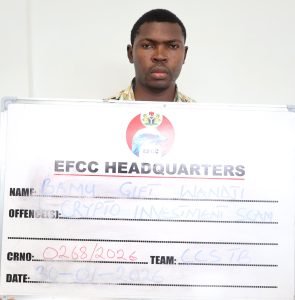 NSCDC hands over fake crypto currency investment suspect to EFCC 