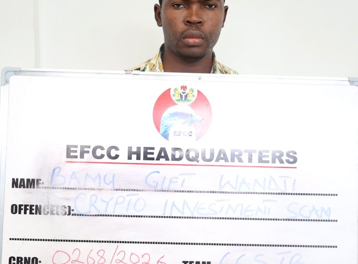 NSCDC hands over fake crypto currency investment suspect to EFCC 