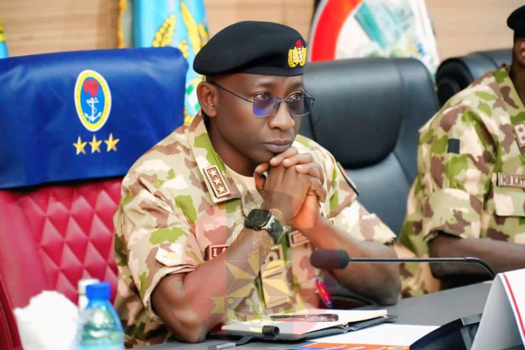 Naval chief visits North East Theater, urges enhanced joint operations 3 Chief of Naval Staff (CoNS), Vice Admiral Idi Abbas