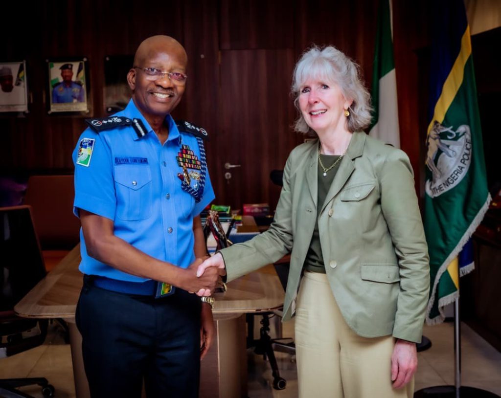 Inspector-General of Police, IGP Kayode Adeolu Egbetokun, has received the Deputy Assistant Secretary of the United States Bureau of International Narcotics and Law Enforcement Affairs (INL), Washington, Ms Maggie Nardi, 
