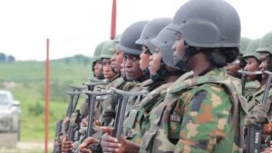 Nigerian Army female soldiers