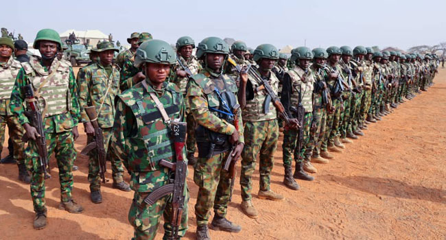 Troops of Nigerian Army