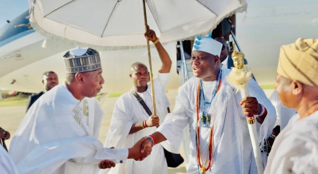 You are truly a reformer, Ooni of Ife lauds Governor Zulum