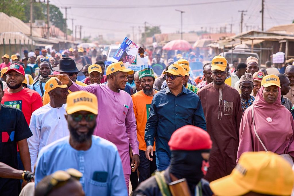 FCT elections: Peter Obi takes ADC campaign to streets of Abuja (+Photos) 2 FCT elections: Peter Obi takes ADC campaign to streets of Abuja