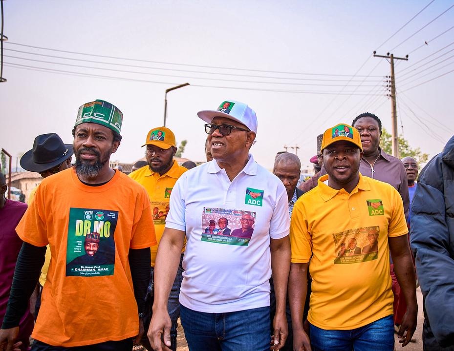 FCT elections: Peter Obi takes ADC campaign to streets of Abuja (+Photos) 3 FCT elections: Peter Obi takes ADC campaign to streets of Abuja