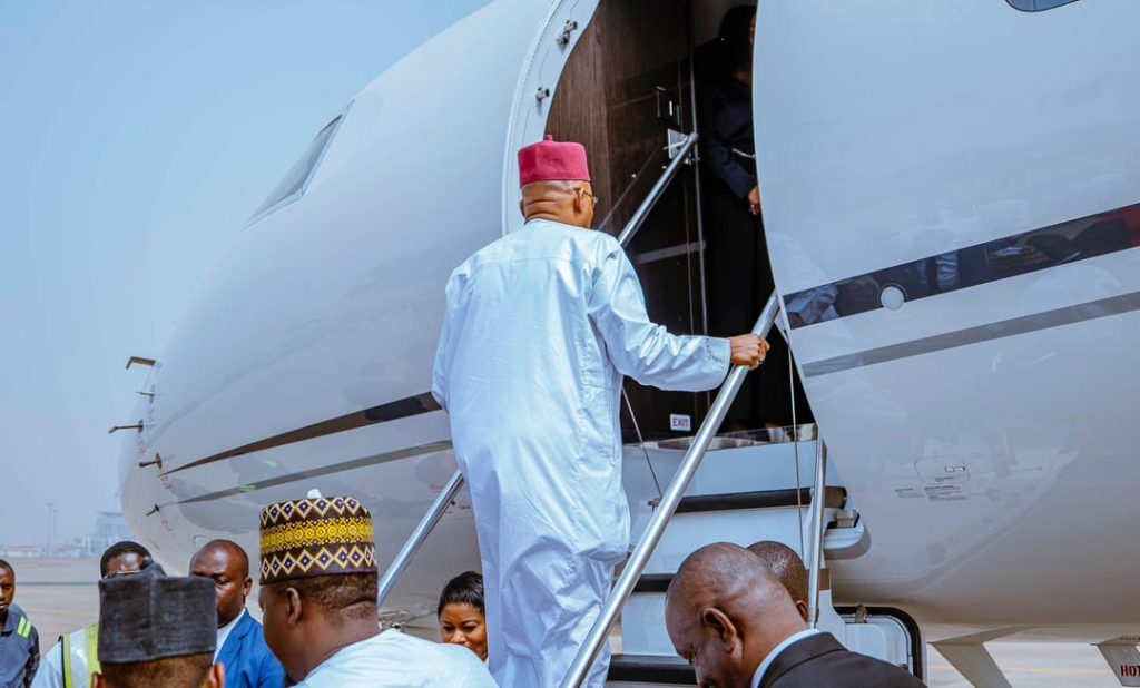 Shettima departs Abuja to represent Tinubu at Guinea-Conakry's presidential inauguration