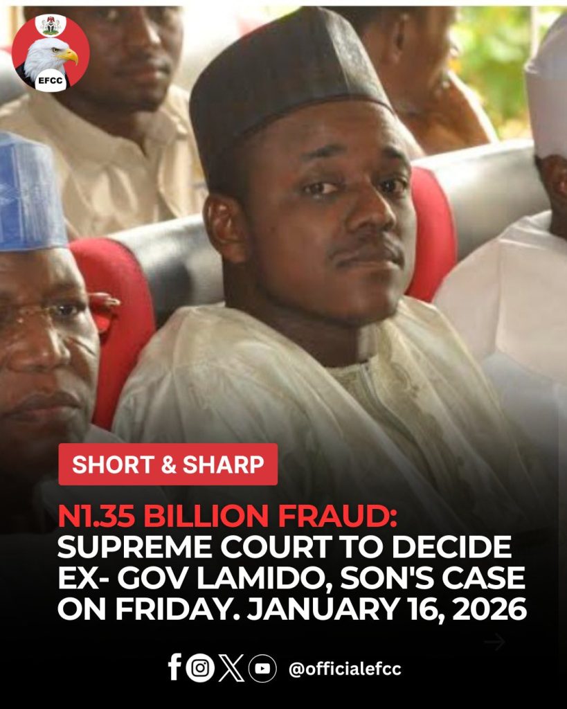 ₦1.35bn fraud case: Supreme Court to decide fate of Ex-Jigawa Governor Sule Lamido, sons on Friday 2 Supreme Court to determine Lamido case