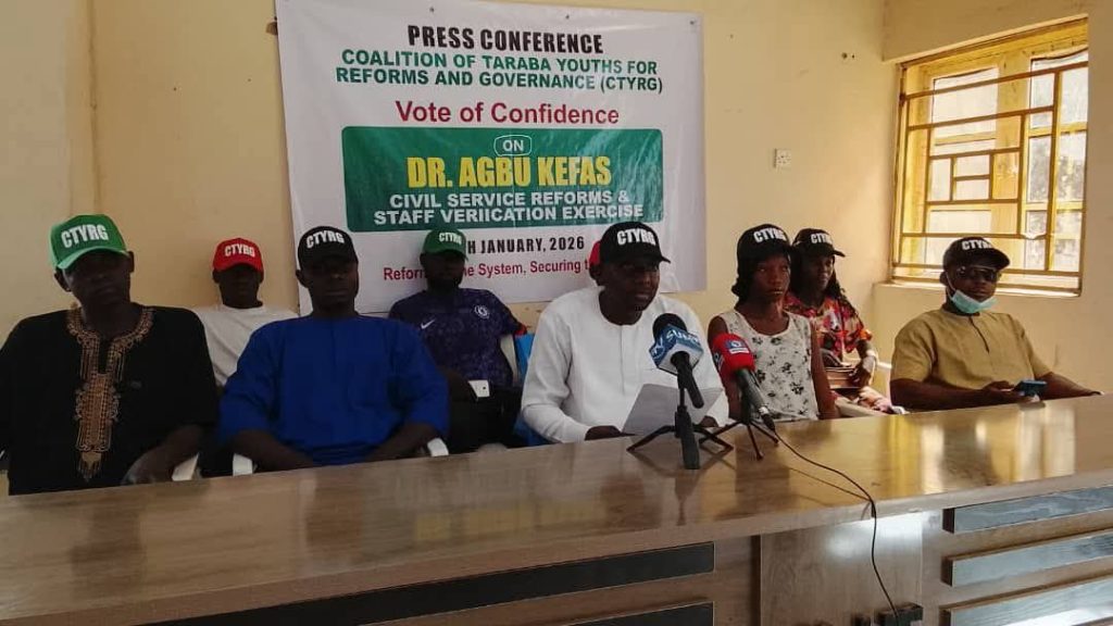 Taraba youths pass vote of confidence on civil service reforms
