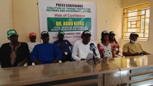 Taraba youths pass vote of confidence on civil service reforms